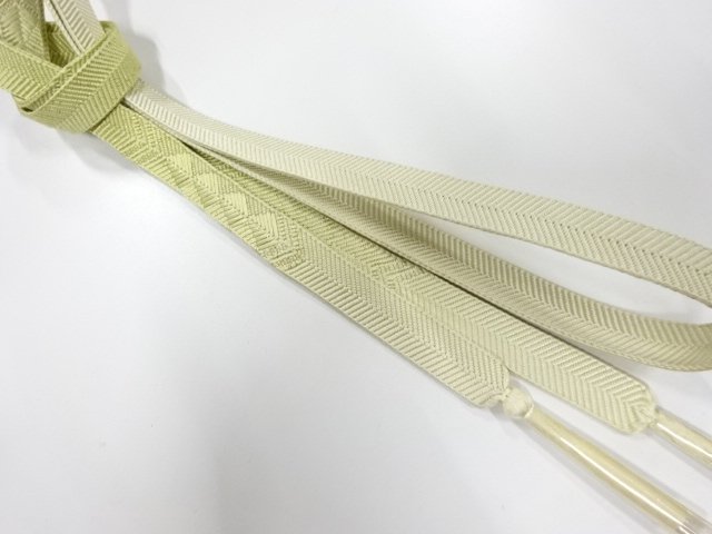JAPANESE KIMONO / UNUSED HAND-TIED OBIJIME